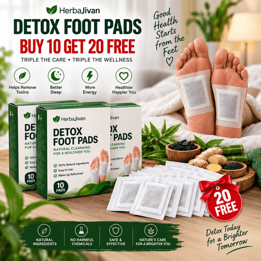 🌿 Detox Foot Pads Herba Jivan 🌿🦶 BUY 10 GET 20 FREE 🌱