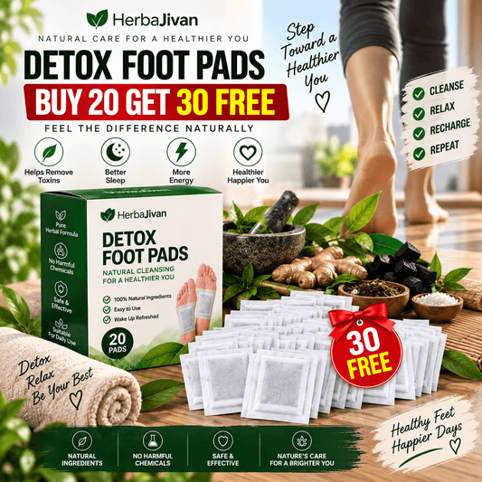 🌿 Detox Foot Pads Herba Jivan 🌿🦶 BUY 20 GET 30 FREE 🌱